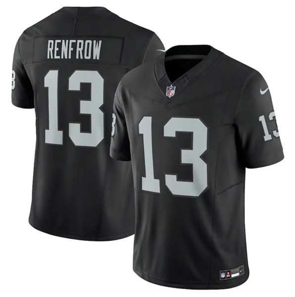 Men & Women & Youth Las Vegas Raiders #13 Hunter Renfrow Black 2023 F.U.S.E Vapor Untouchable Stitched Football Jersey